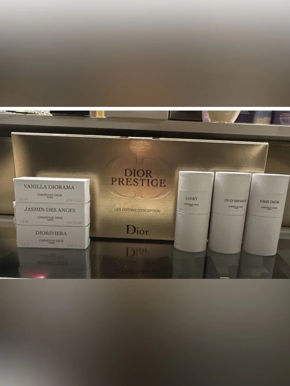 Dior Prestige Les Cotons d'Exception/Cotton Pads 100ct+6 Dior Privee Collection🤩